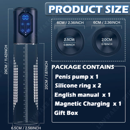 Hydro Digital Penis Pump – Lenght and Girth Enlarger